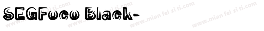 SEGFoco Black字体转换